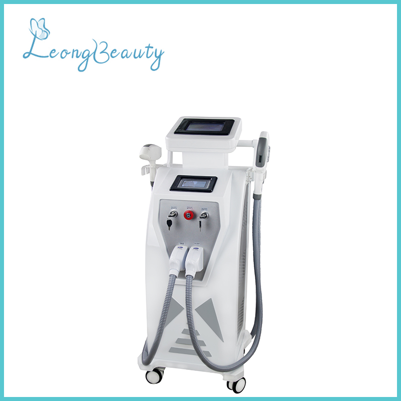 3in1 OPT RF Yag Laser Hair Removal ເຄື່ອງກໍາຈັດ tattoo