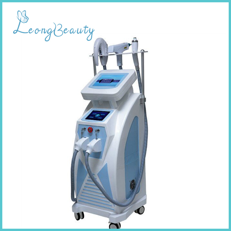 E-light Rf Yag Laser 3in1 ເຄື່ອງສໍາລັບການກໍາຈັດຂົນ tattoo